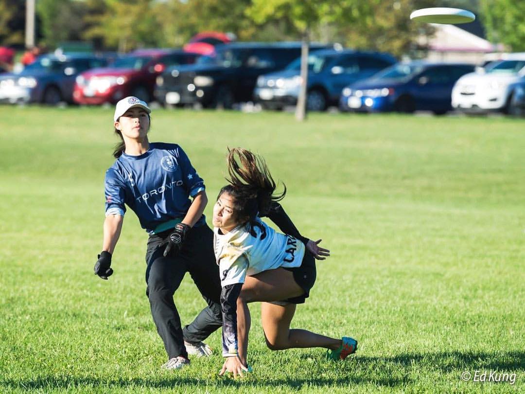 me throwing a disc